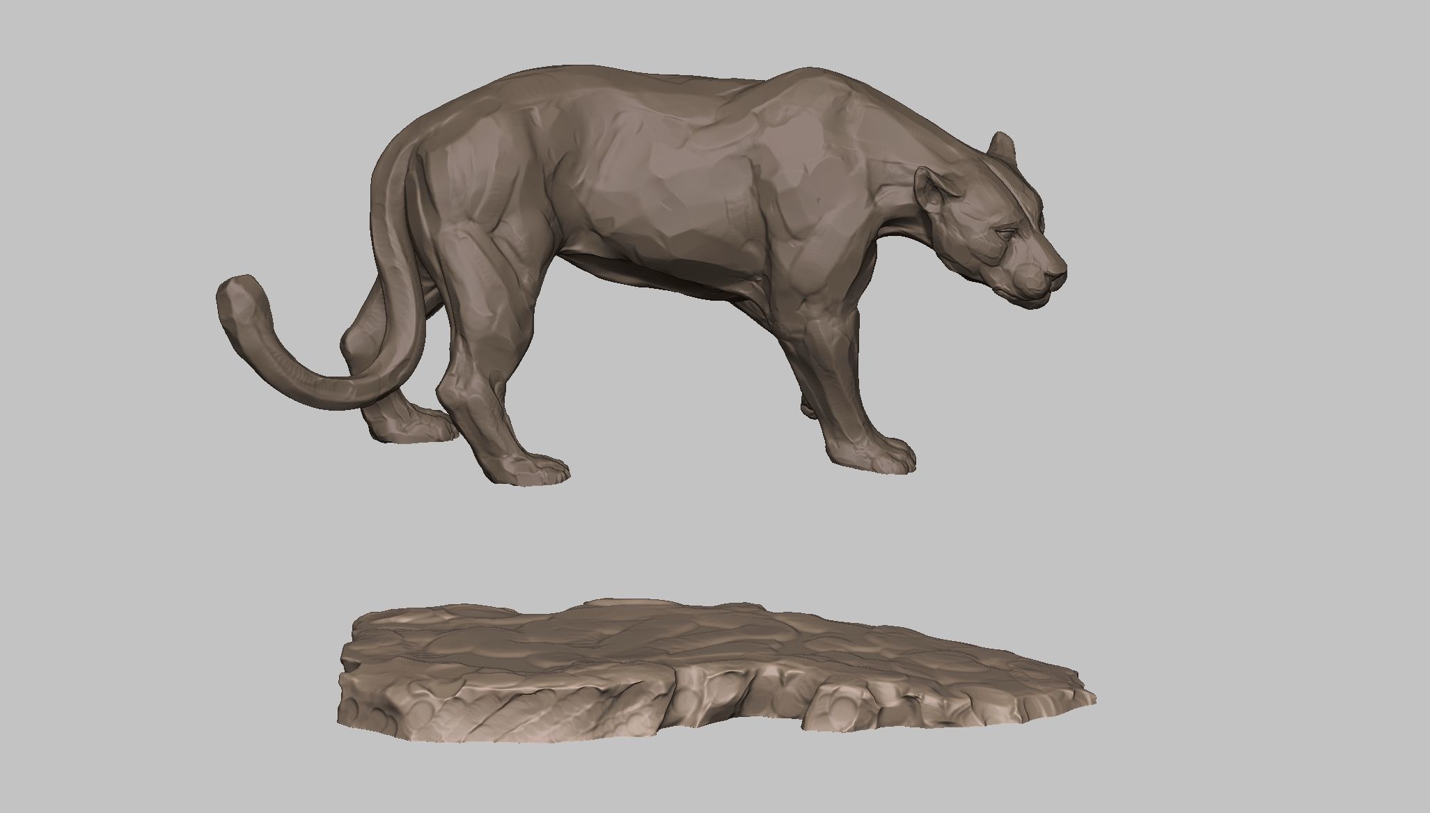 Leopard 3D print model_7