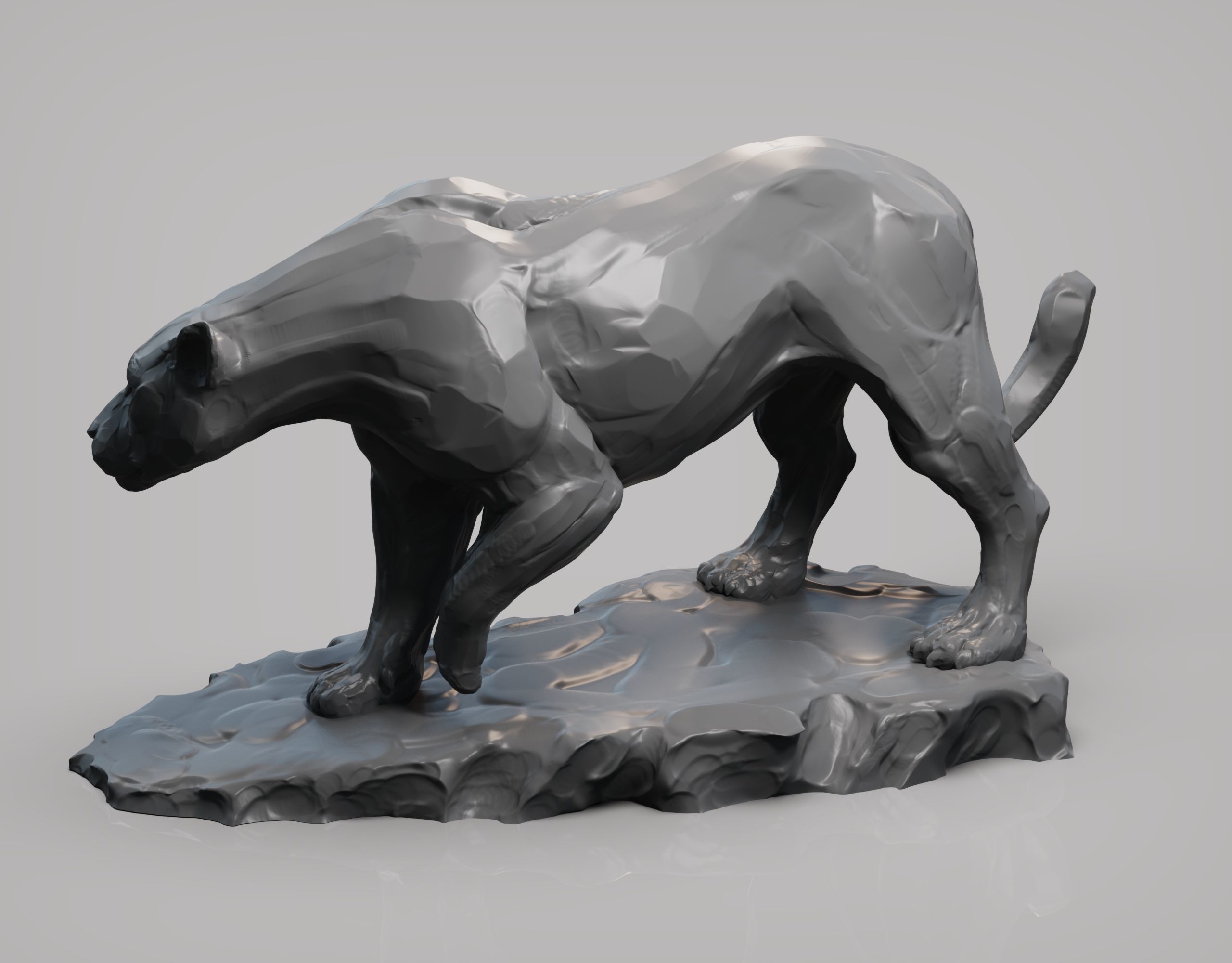 Leopard 3D print model_4