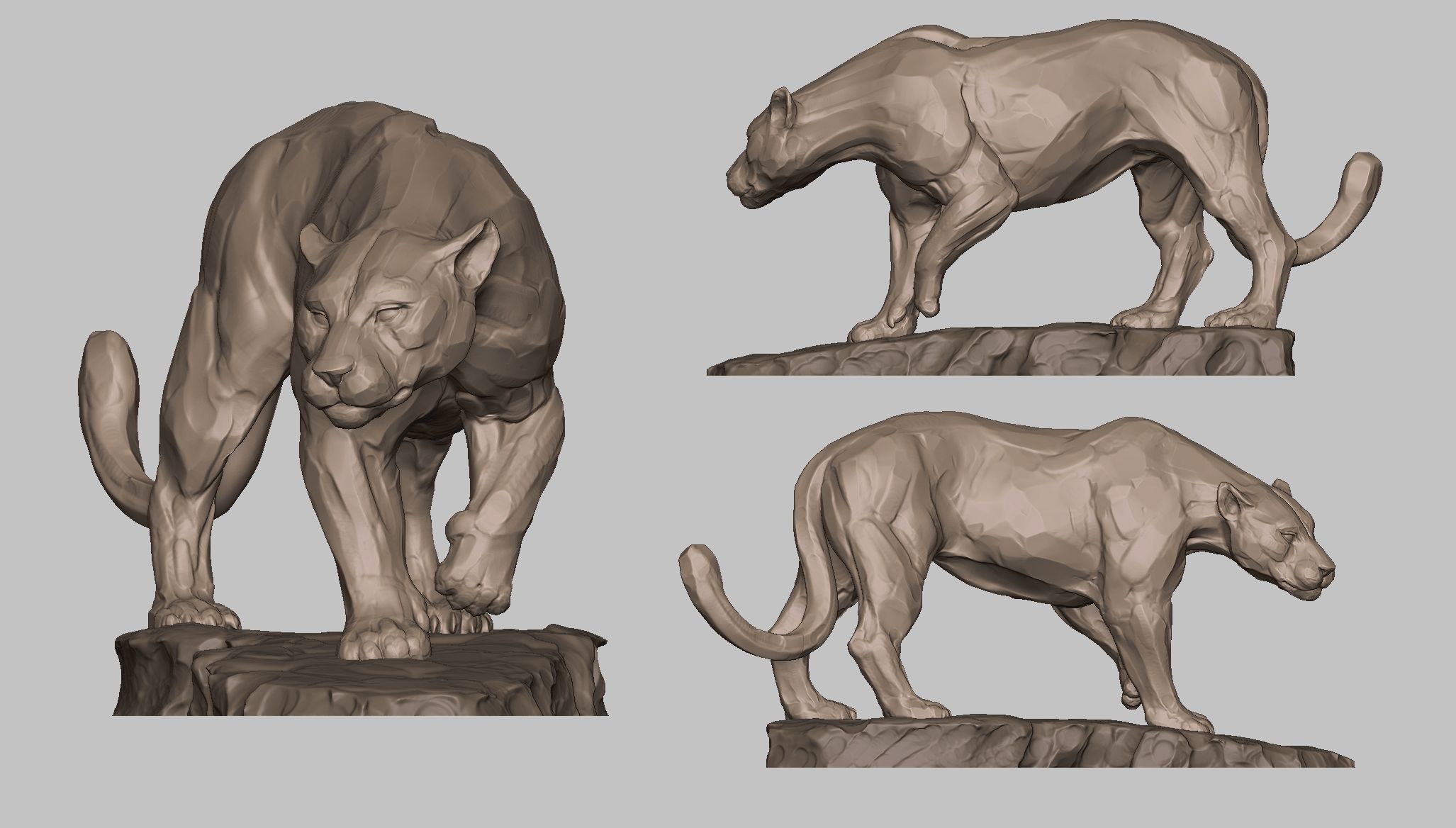 Leopard 3D print model_6