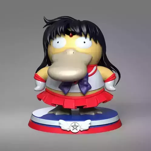 Psyduck x Sailor Moon 3D print model
