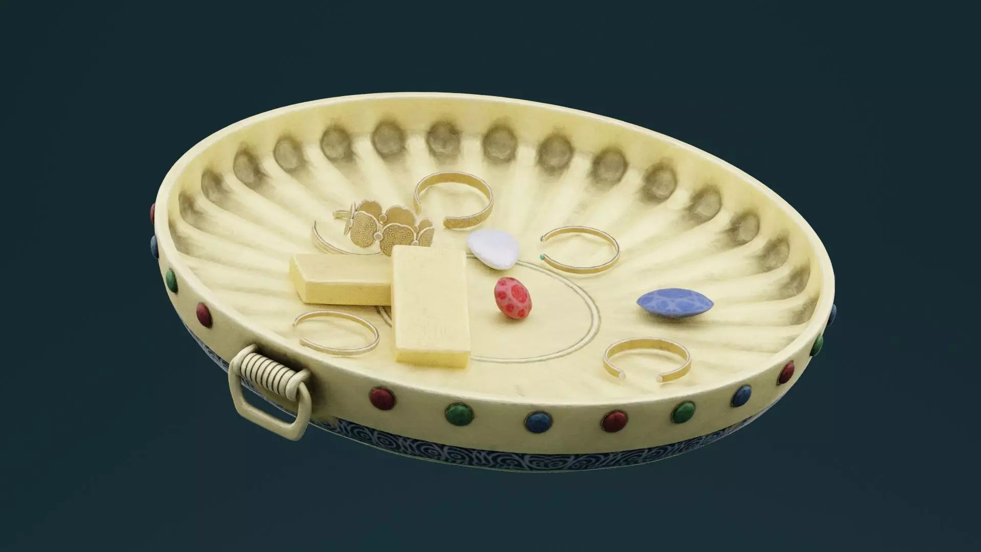 Treasure Tray 3D model_0
