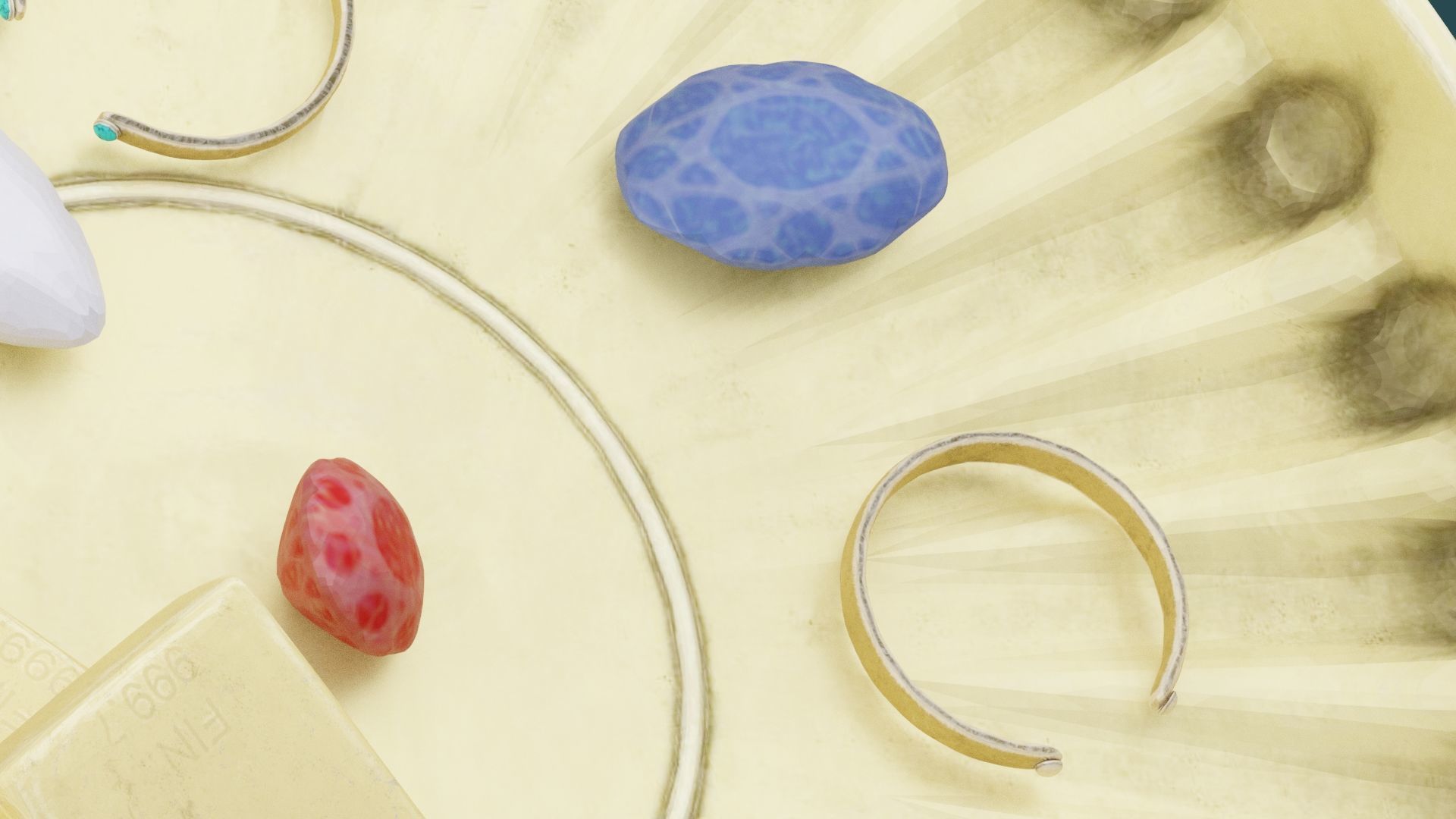 Treasure Tray 3D model_4