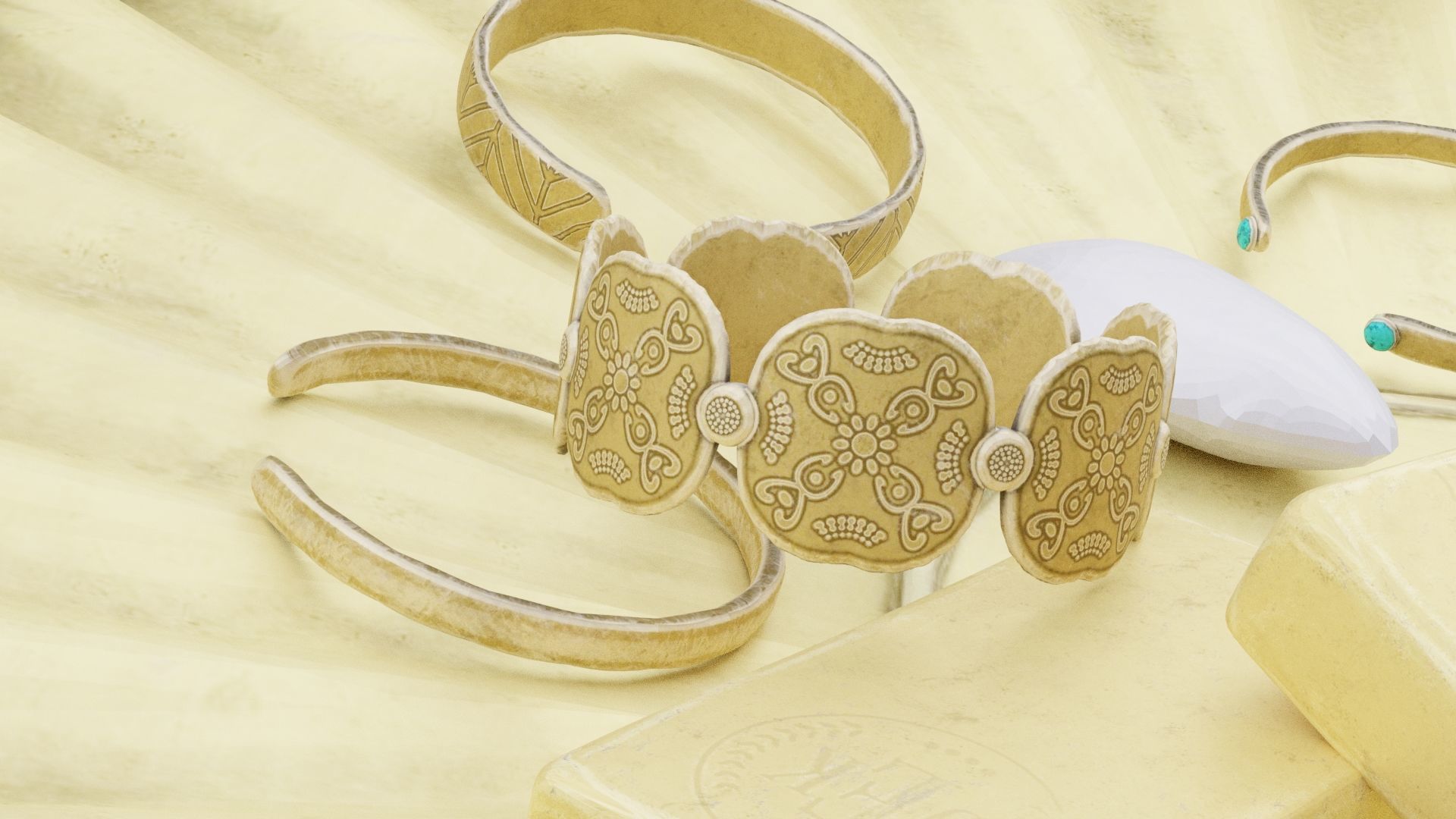 Treasure Tray 3D model_3