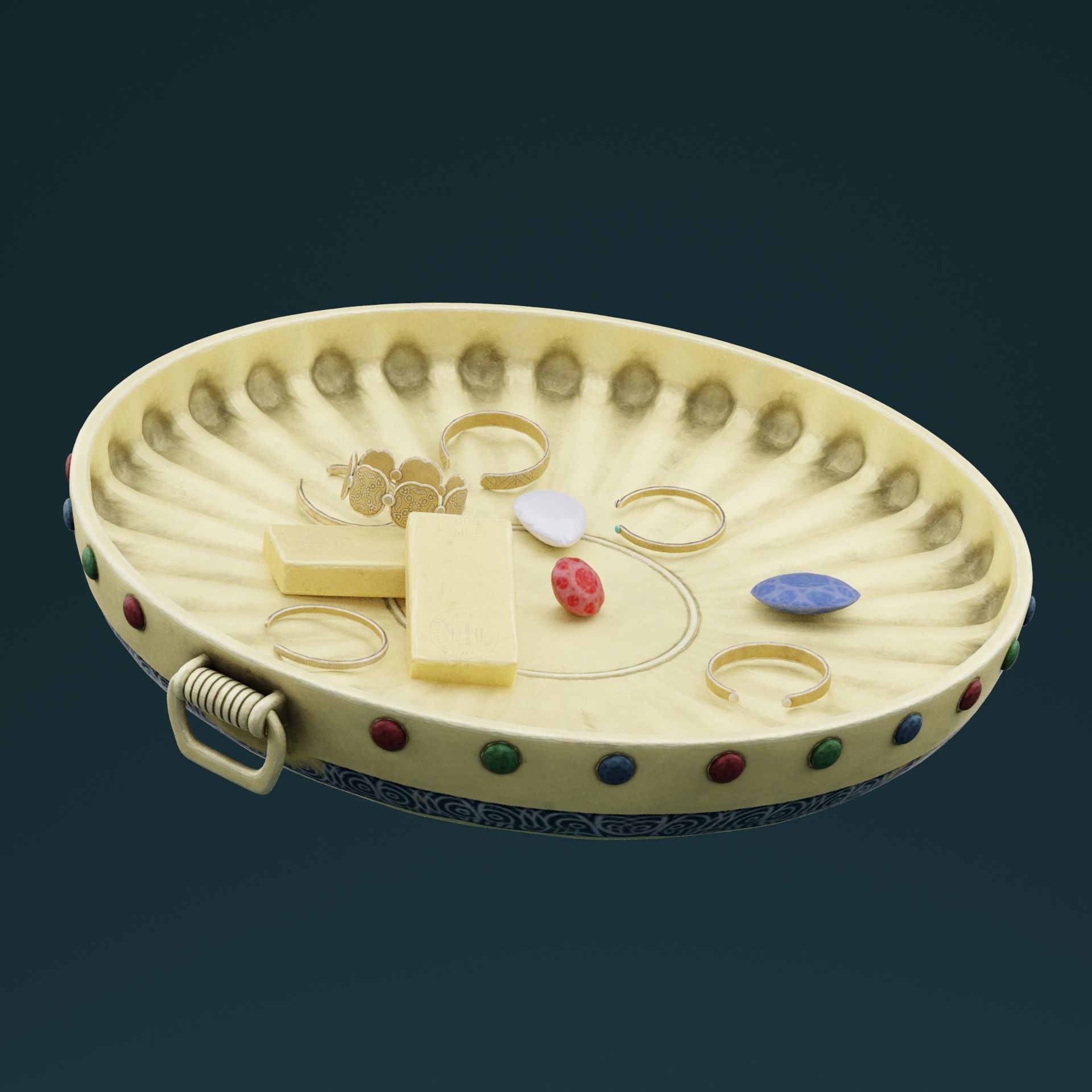 Treasure Tray 3D model_5