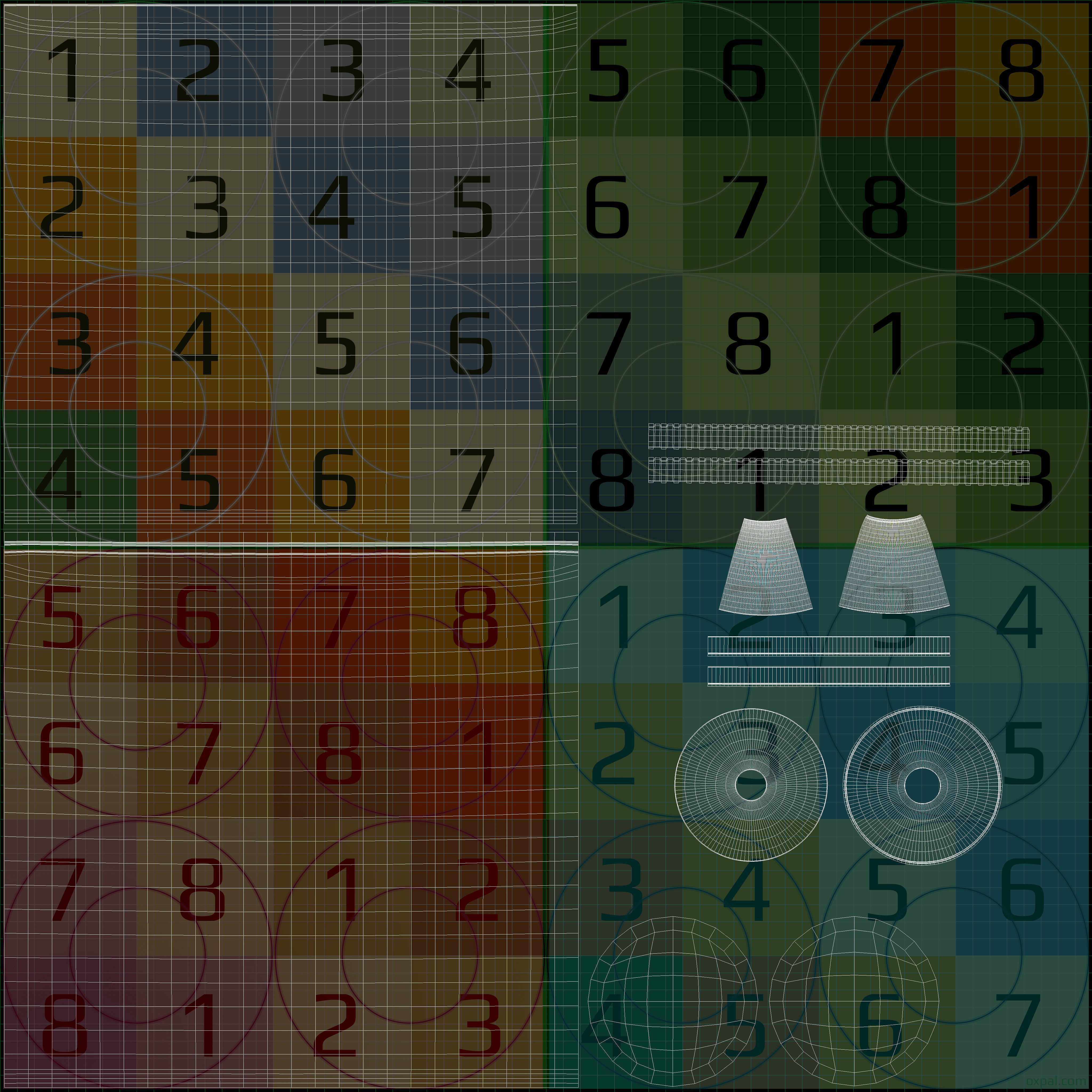 Realistic Ketchup and Mustard Bottles 3D model_7