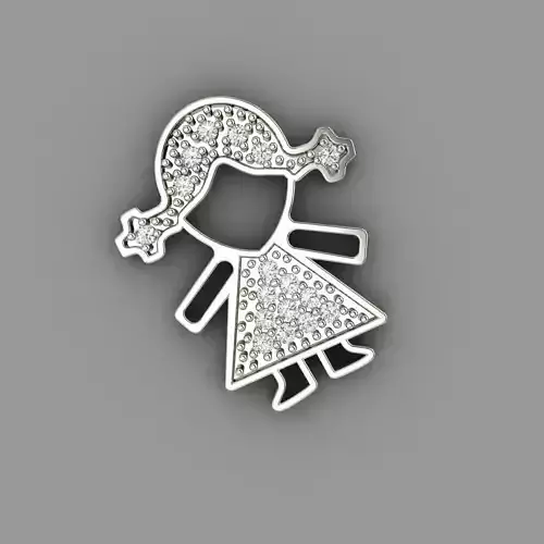 Little girl pendent