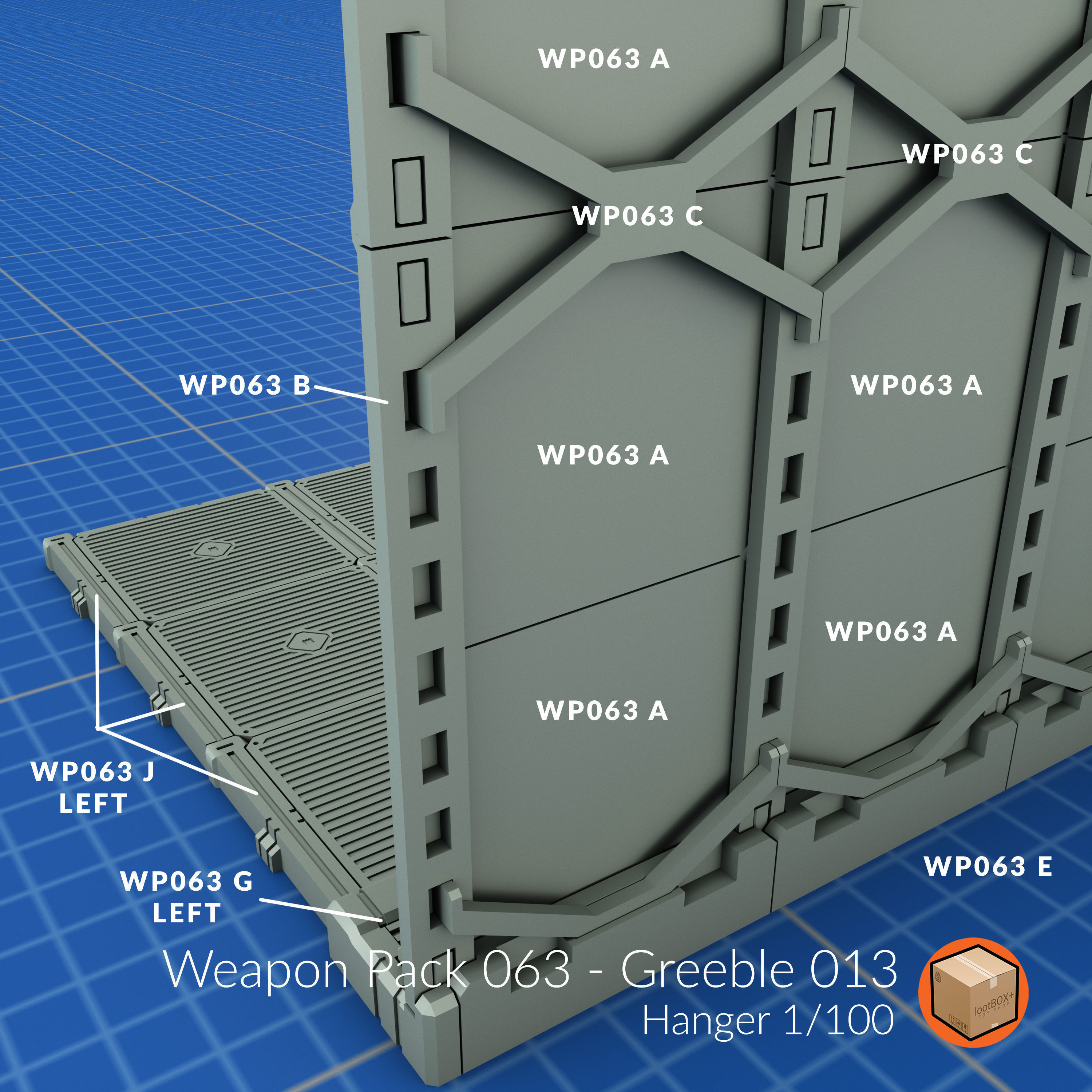 WEAPON PACK 063 3D print model_5