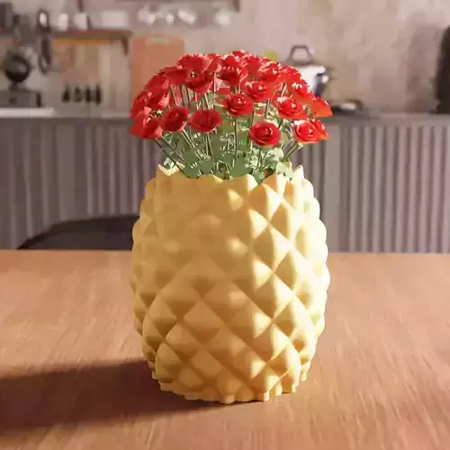 Pineapple Planter STL File - 152 3D print model