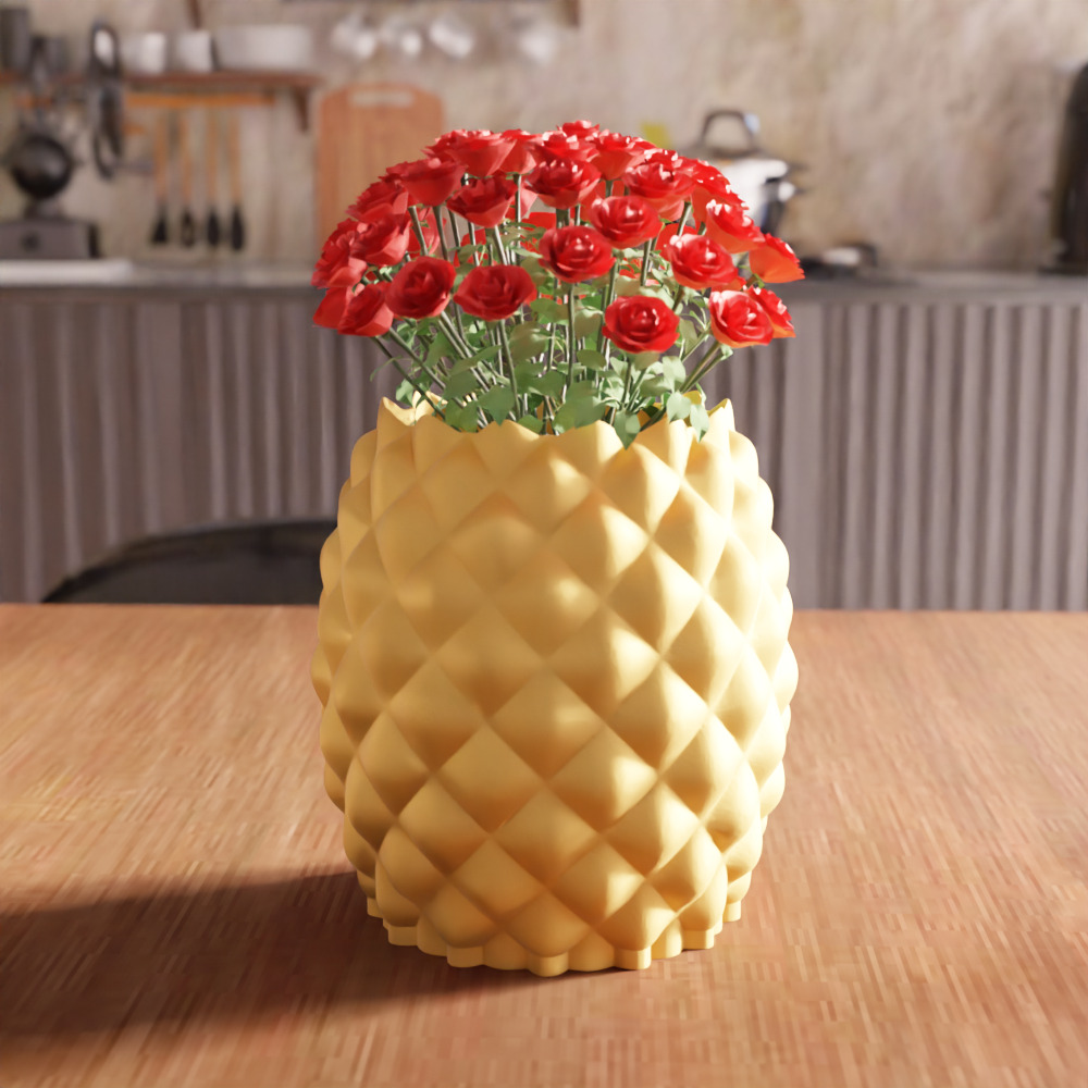 Pineapple Planter STL File - 152 3D print model_0