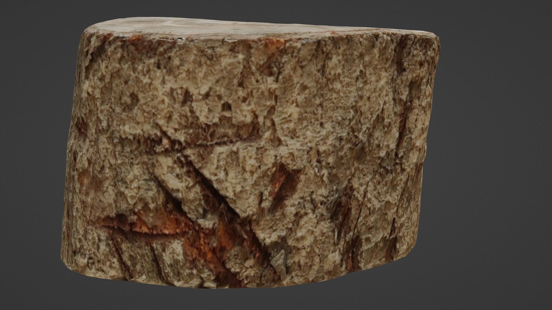 Butchler Meat Cutter Low-poly 3D model_1