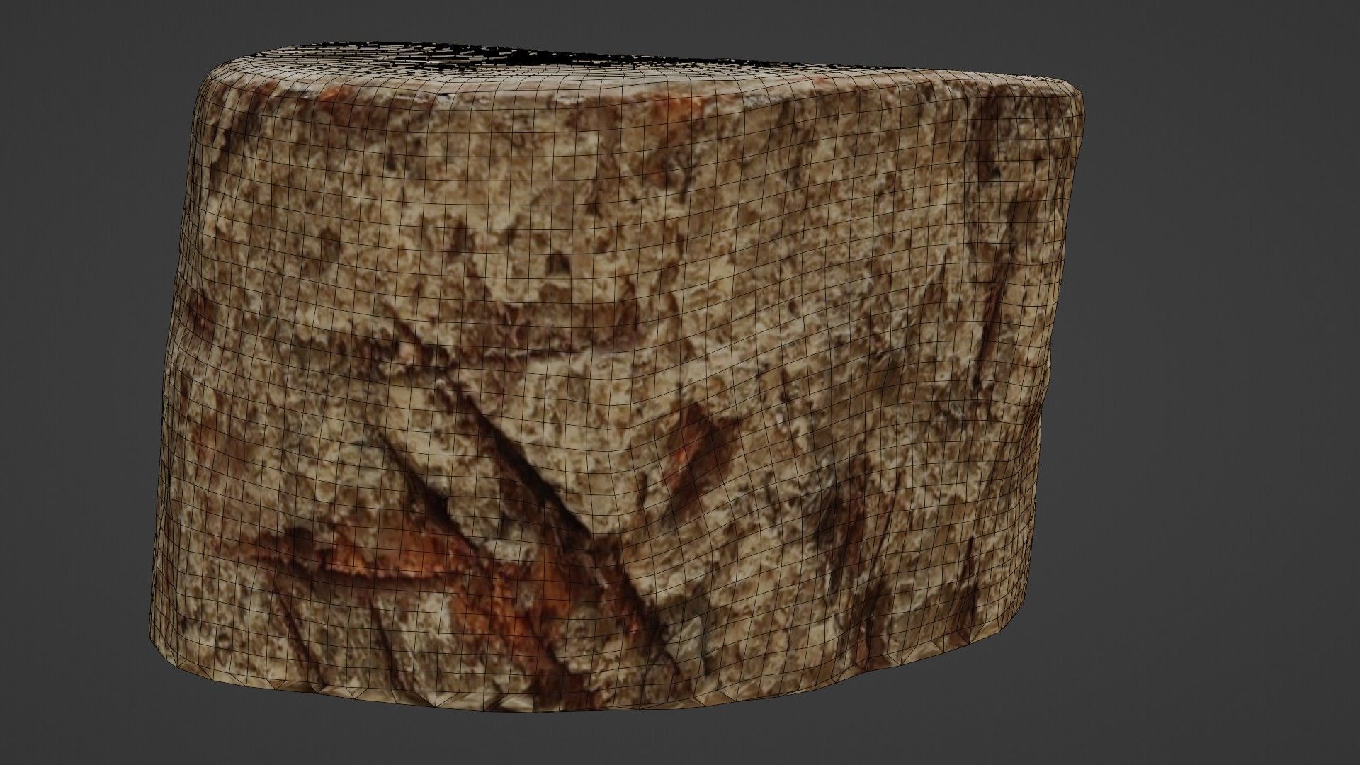 Butchler Meat Cutter Low-poly 3D model_2