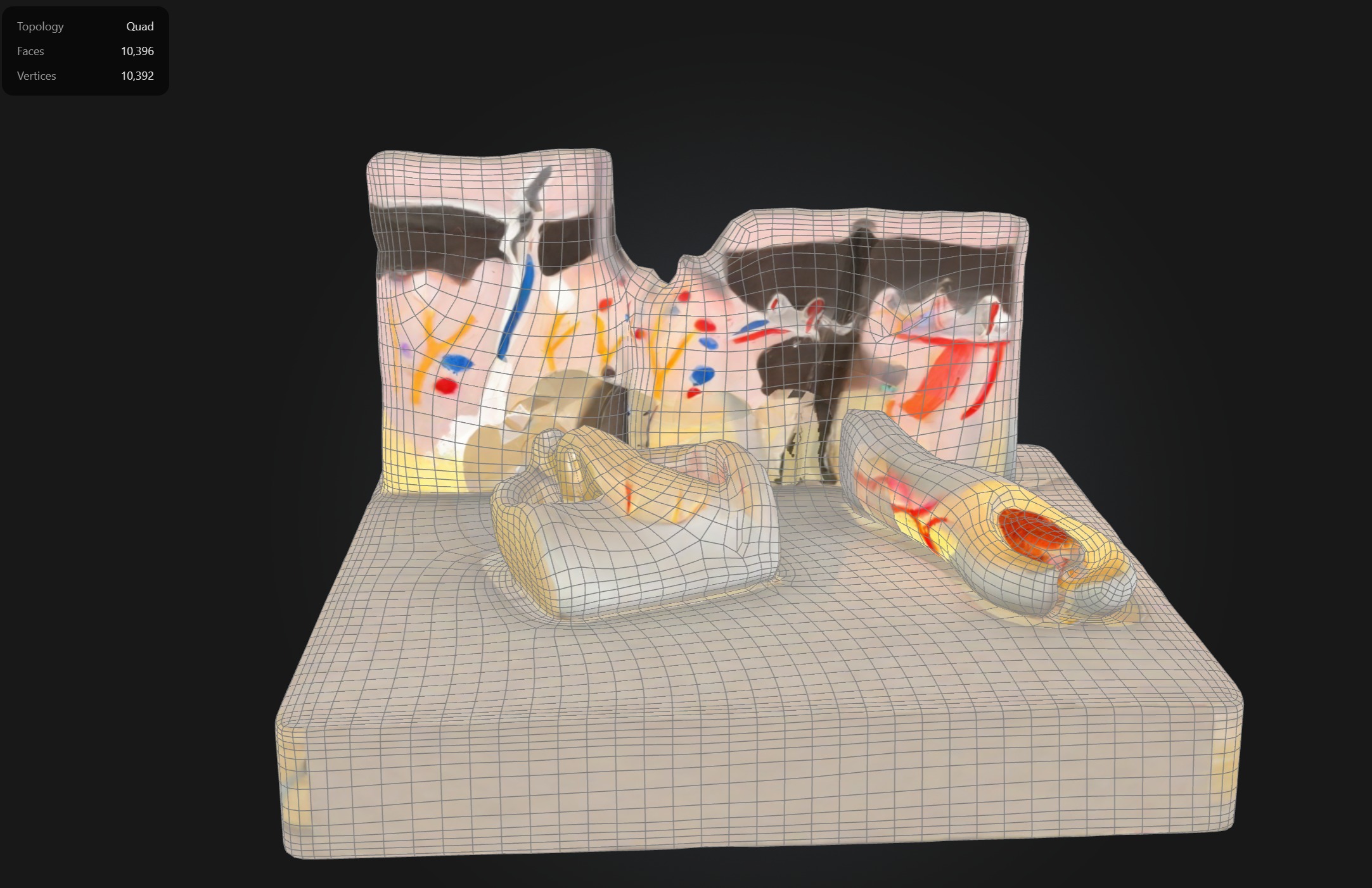 Anatomy Lab Skin Nail and Hair Structure Anatomy Model  3D print model_1