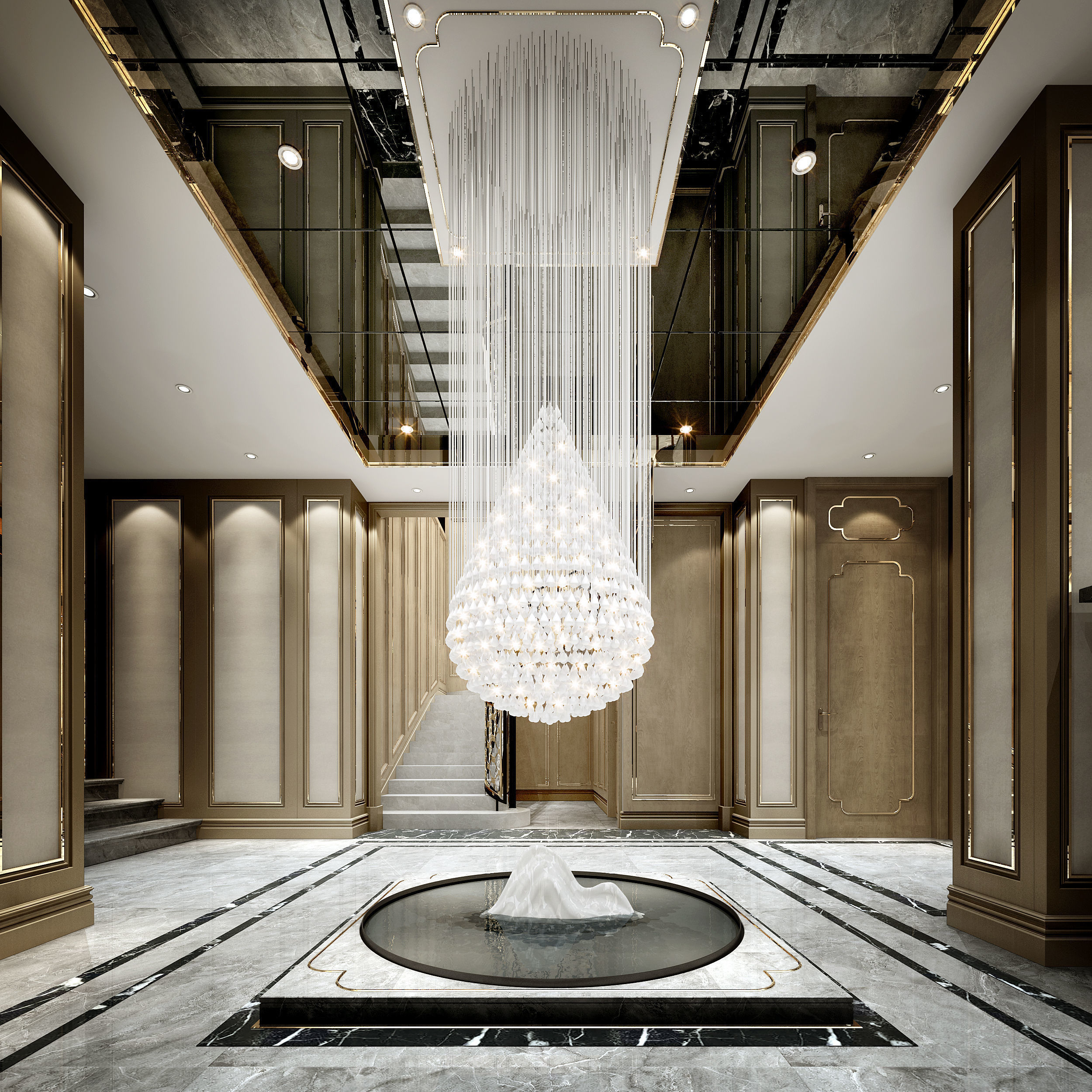 living room 3D model_1