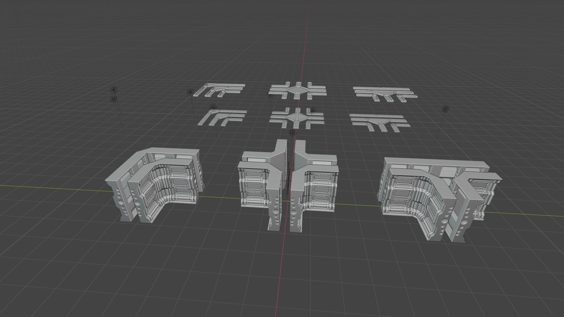 JUNCTIONS STEAMPUNK PACKAGE - RogueFilmProductions Low-poly 3D model_3