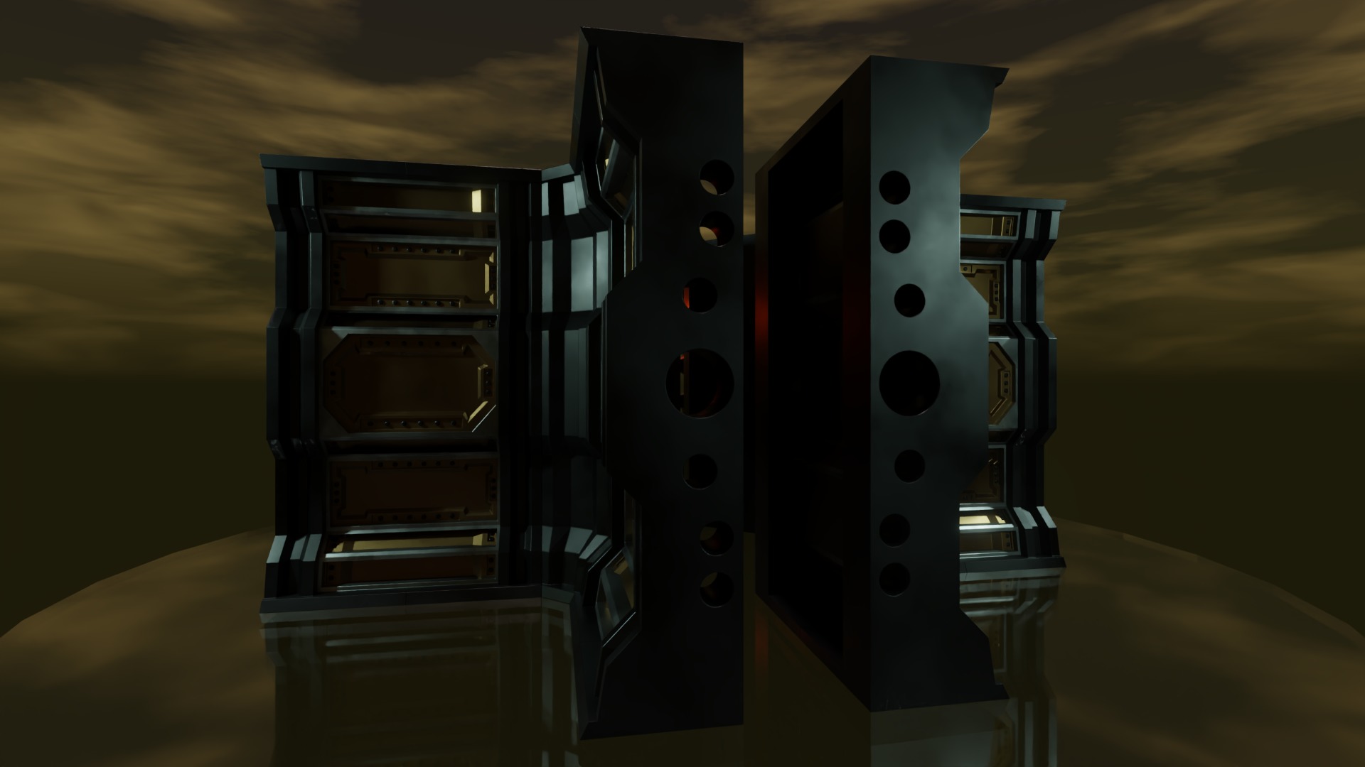 JUNCTIONS STEAMPUNK PACKAGE - RogueFilmProductions Low-poly 3D model_9