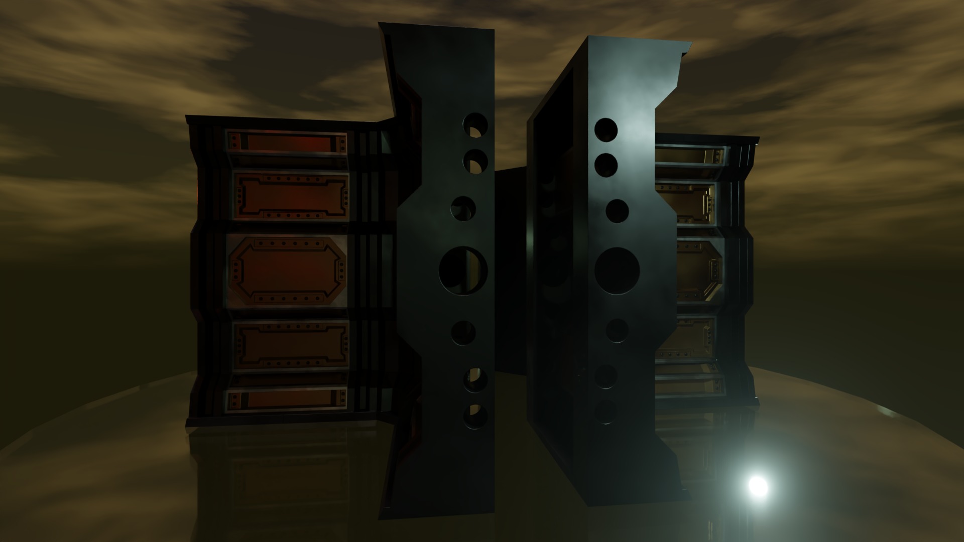 JUNCTIONS STEAMPUNK PACKAGE - RogueFilmProductions Low-poly 3D model_7