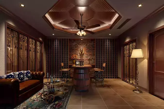 Wine Cellar 3D model