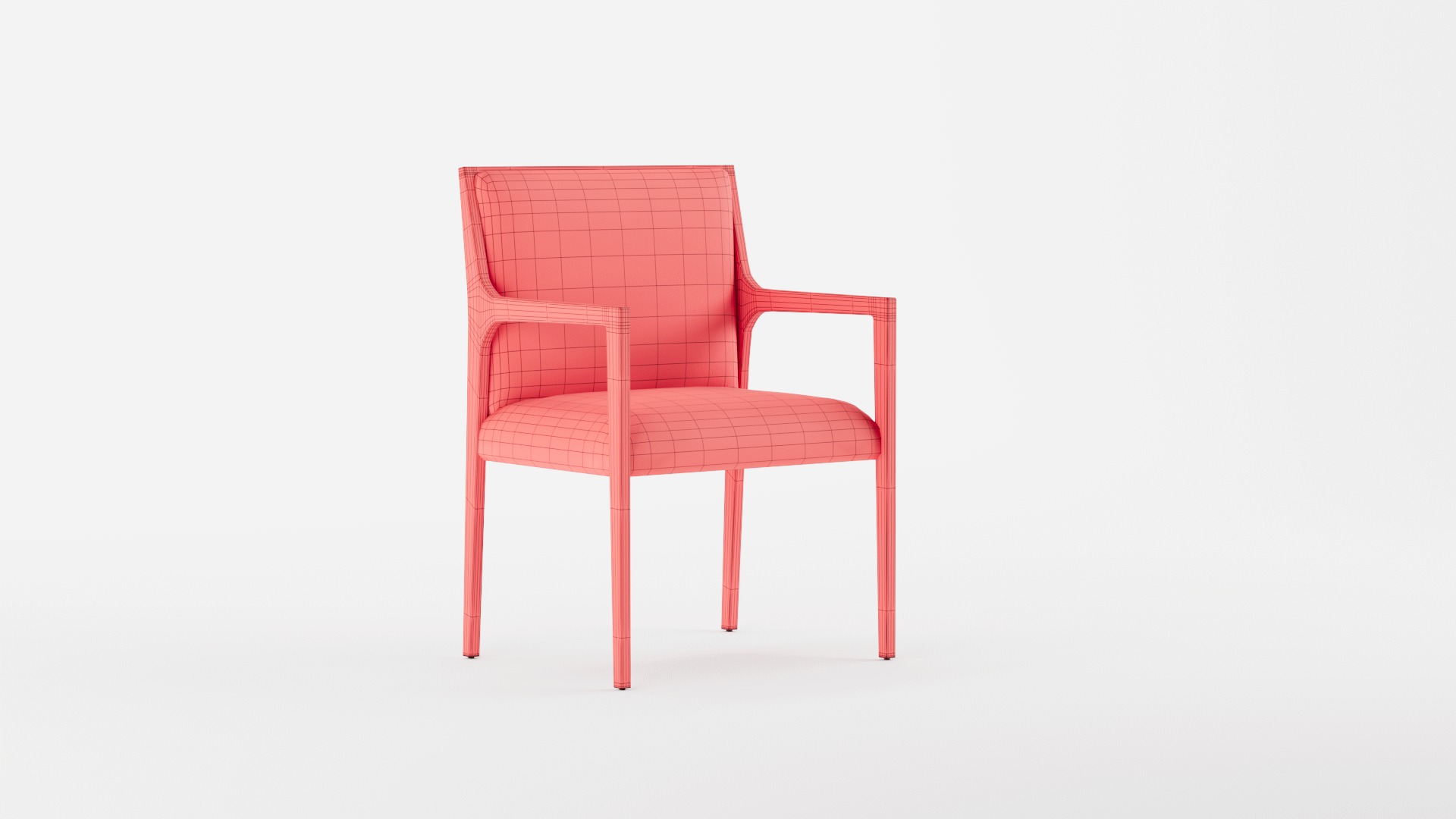 Segur Black Boucle Armchair 3D model_11