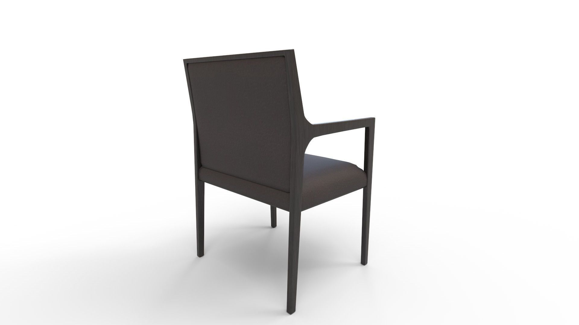 Segur Black Boucle Armchair 3D model_6