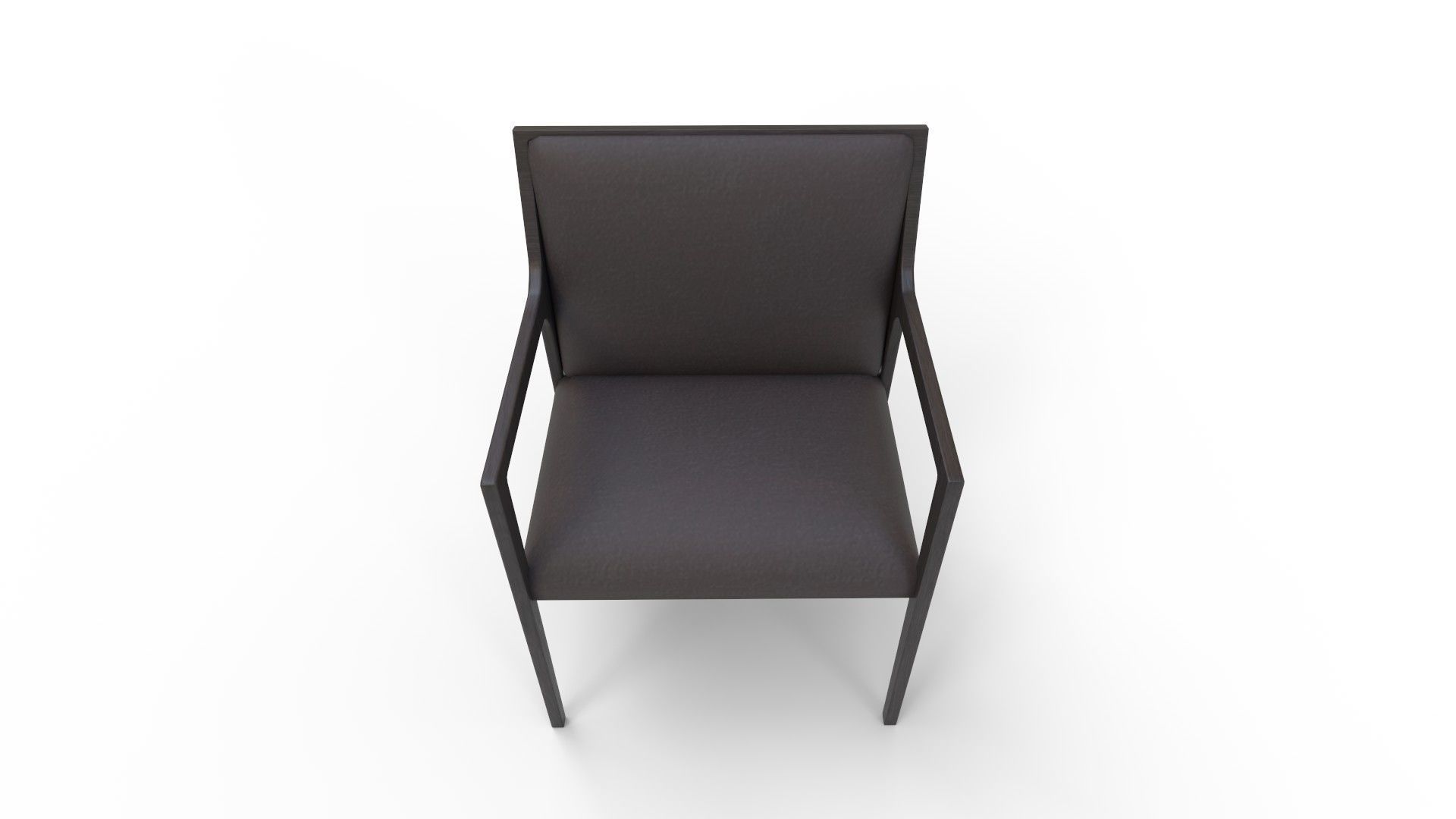 Segur Black Boucle Armchair 3D model_7