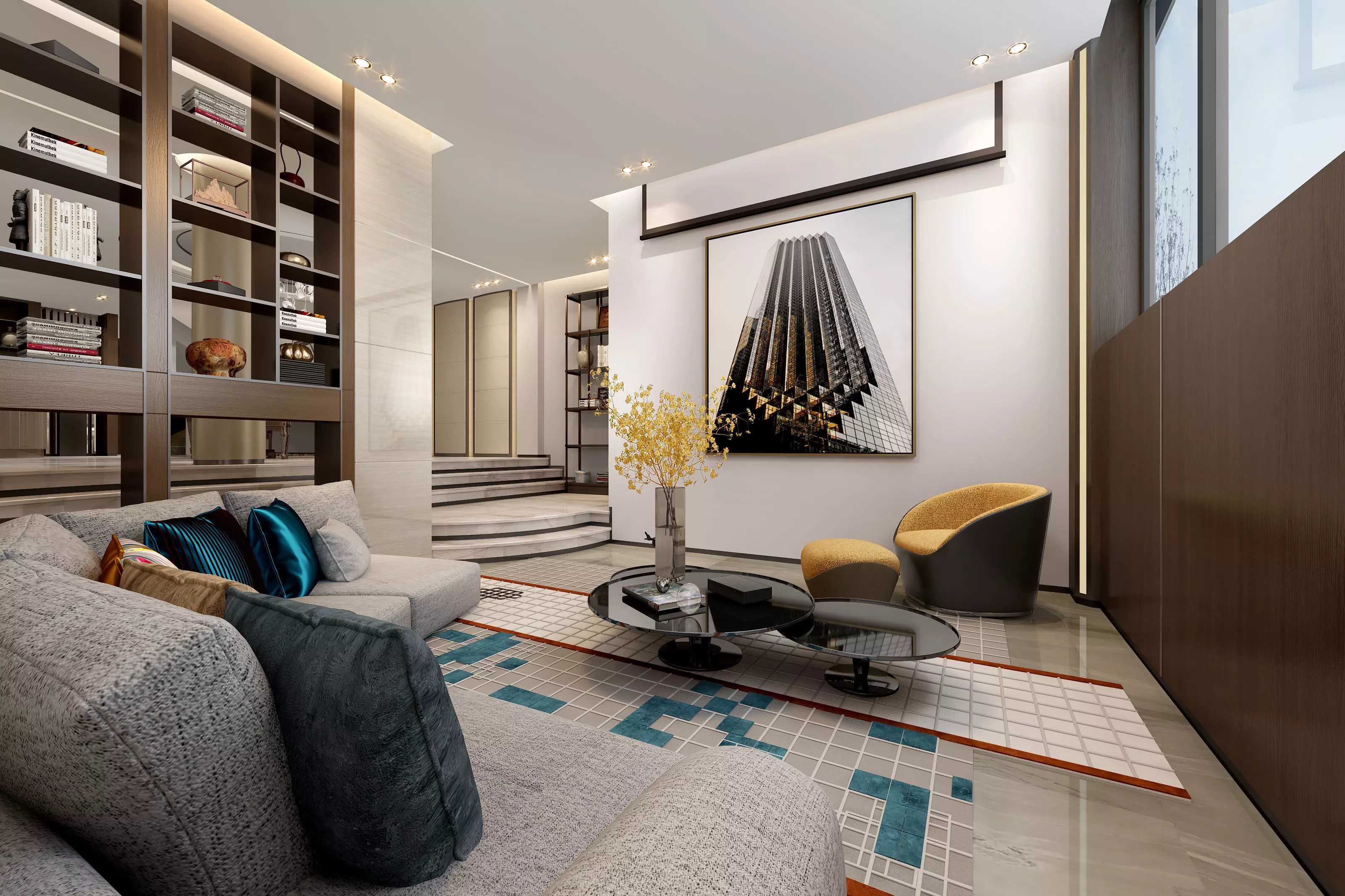 living room 3D model_0