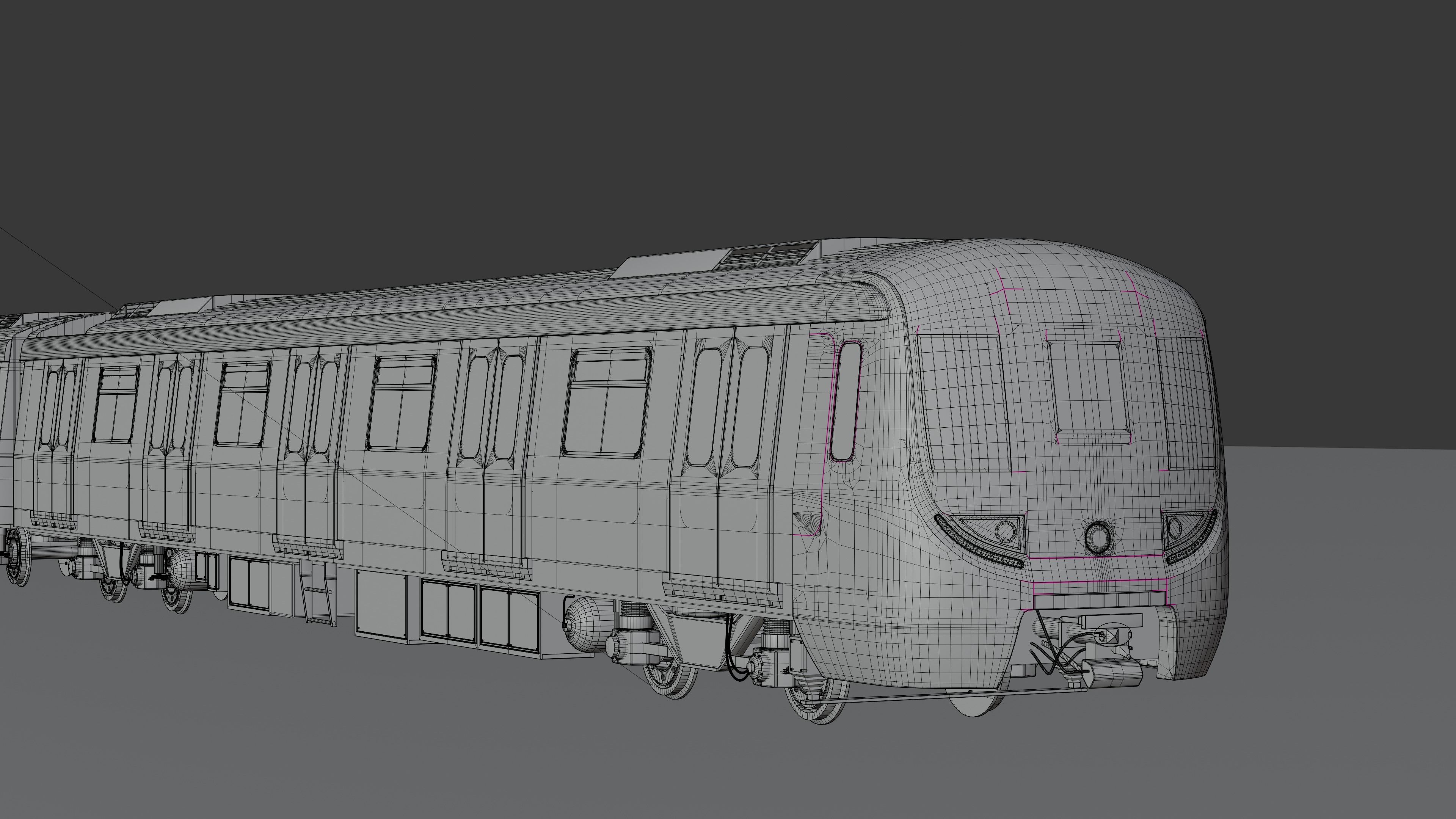 MTR train  3D model_5