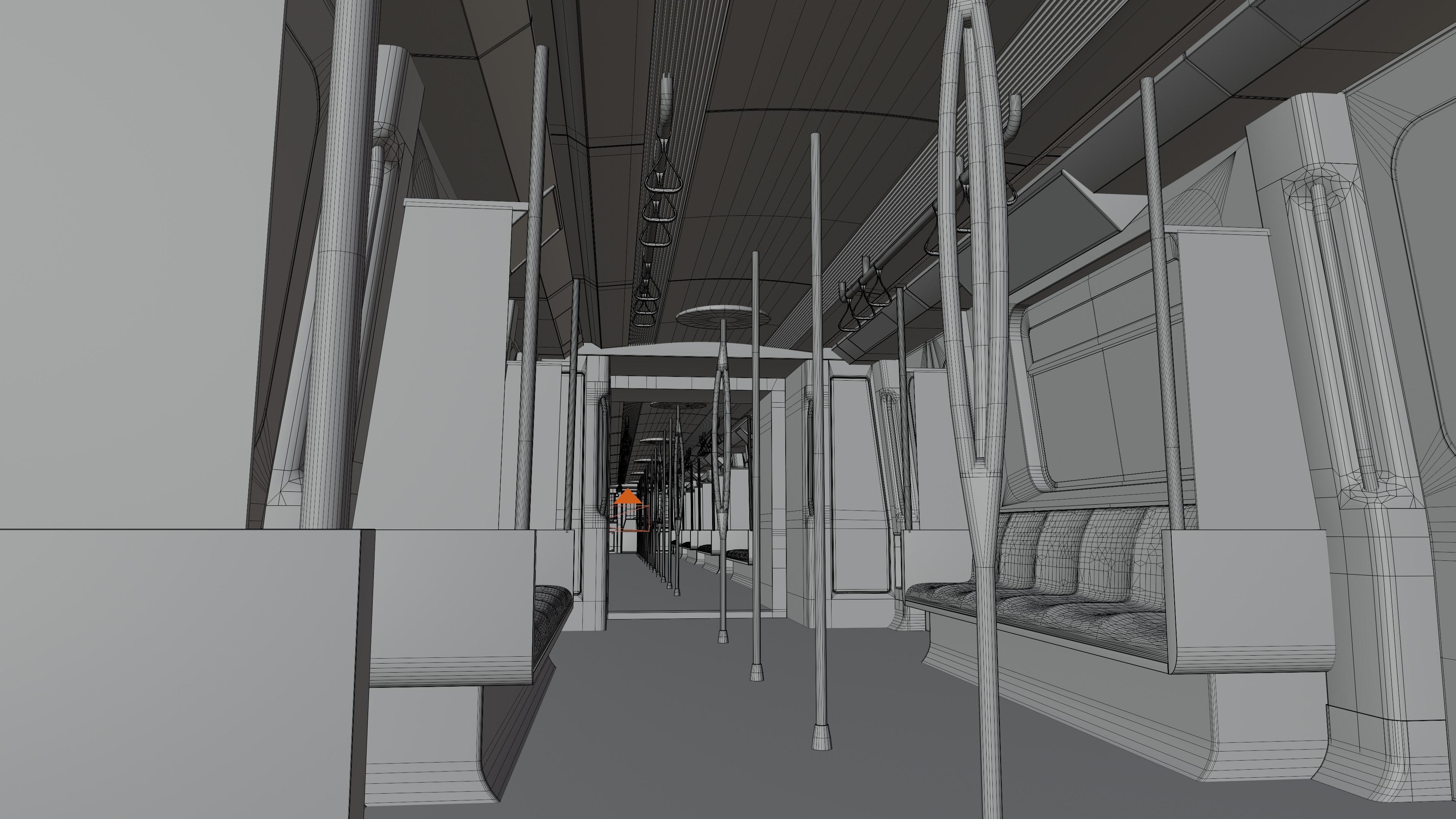 MTR train  3D model_6