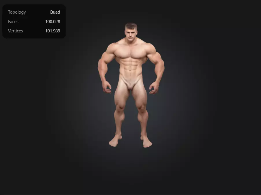 Man body gym 3D print model_0