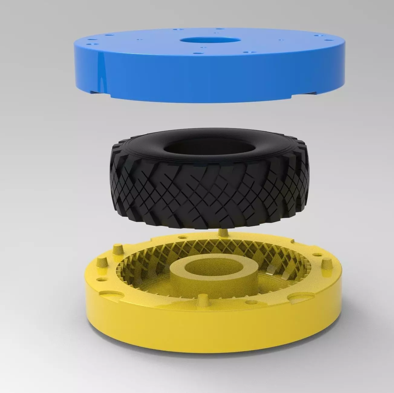 Mold for diecast military KAMA Scale 1 to 10 a 1 to 14 a 1 to 25 3D print model_0