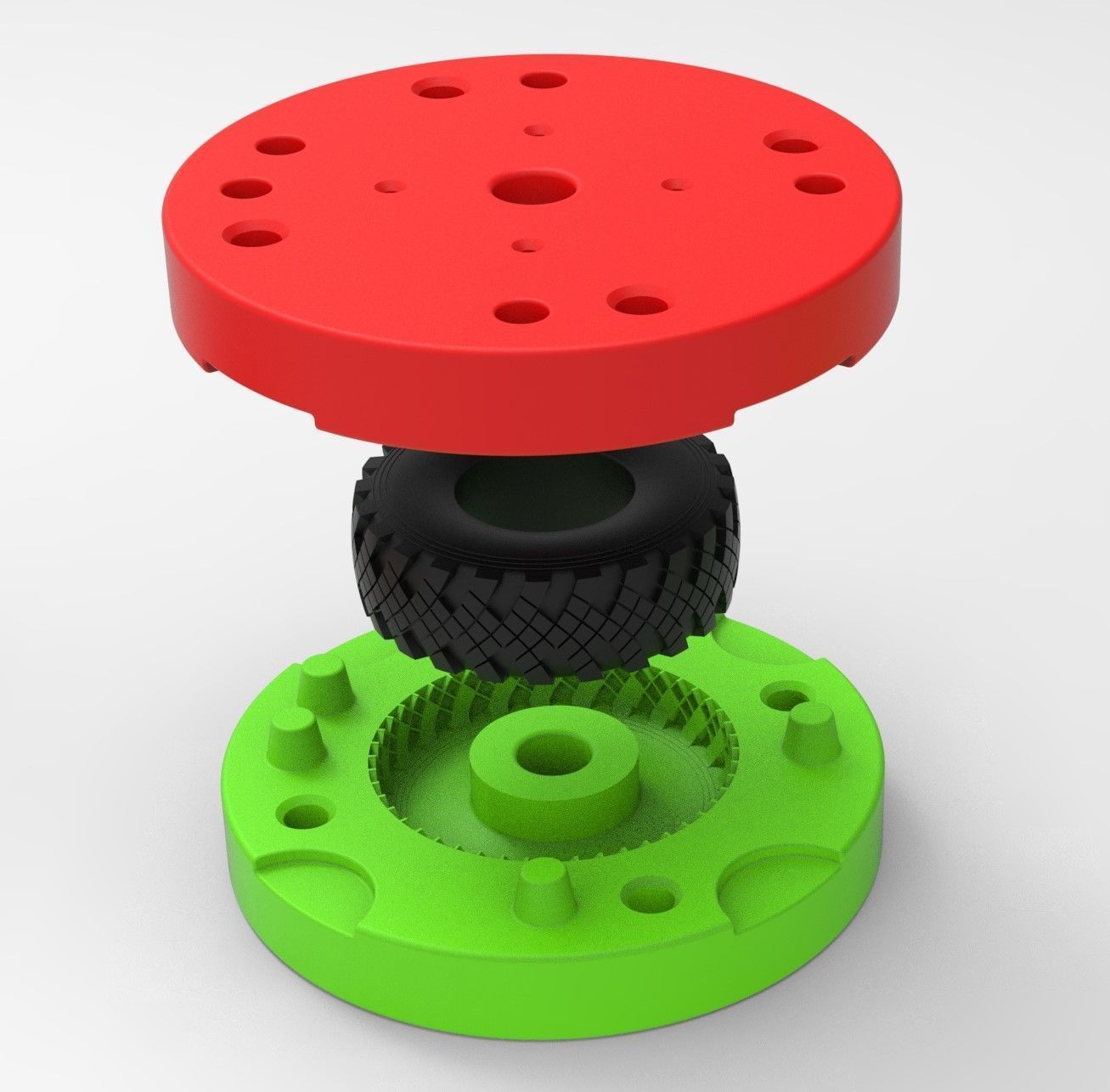 Mold for diecast military KAMA Scale 1 to 10 a 1 to 14 a 1 to 25 3D print model_11