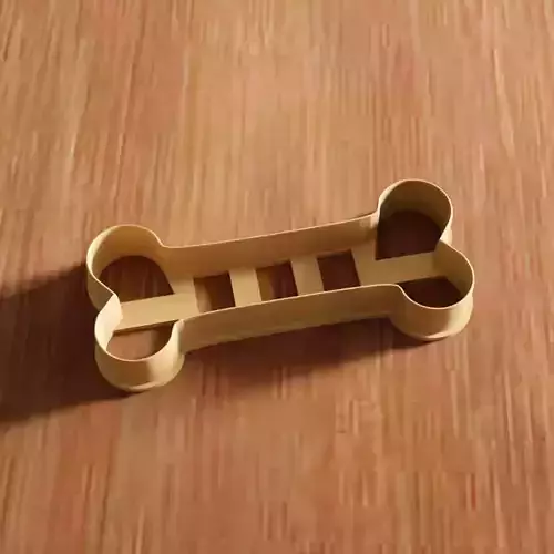 Bone Cookie Cutter STL File - 142 3D print model Bone Cookie Cutter STL File - 142 3D print model