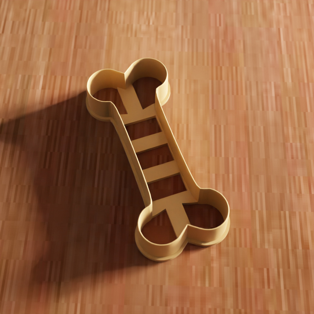 Bone Cookie Cutter STL File - 142 3D print model_1