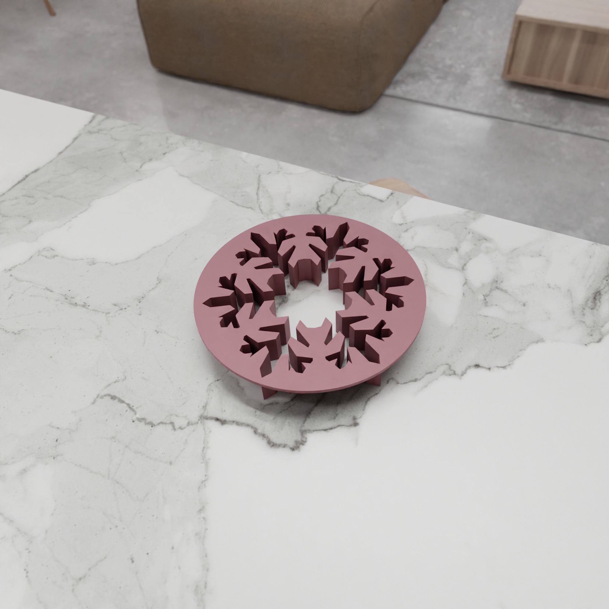 Snowflake Cookies Cutter STL File - 139 3D print model_10