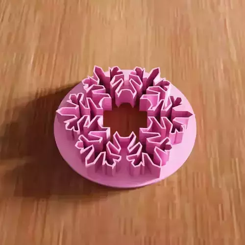 Snowflake Cookies Cutter STL File - 139