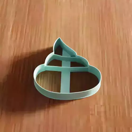 Poop Cookie Cutter STL File - 138 3D print model