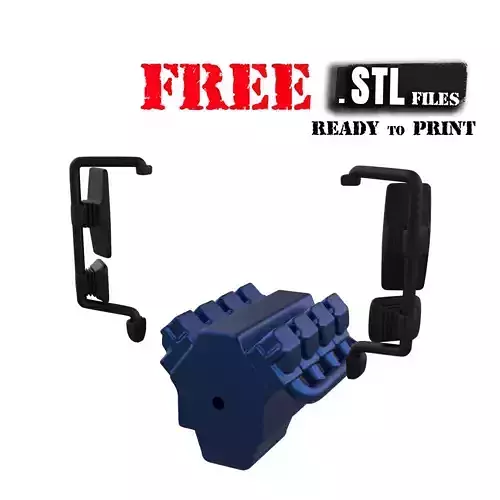 Free download Mirror and Engine SK Series Truck 3DPrintable STL 