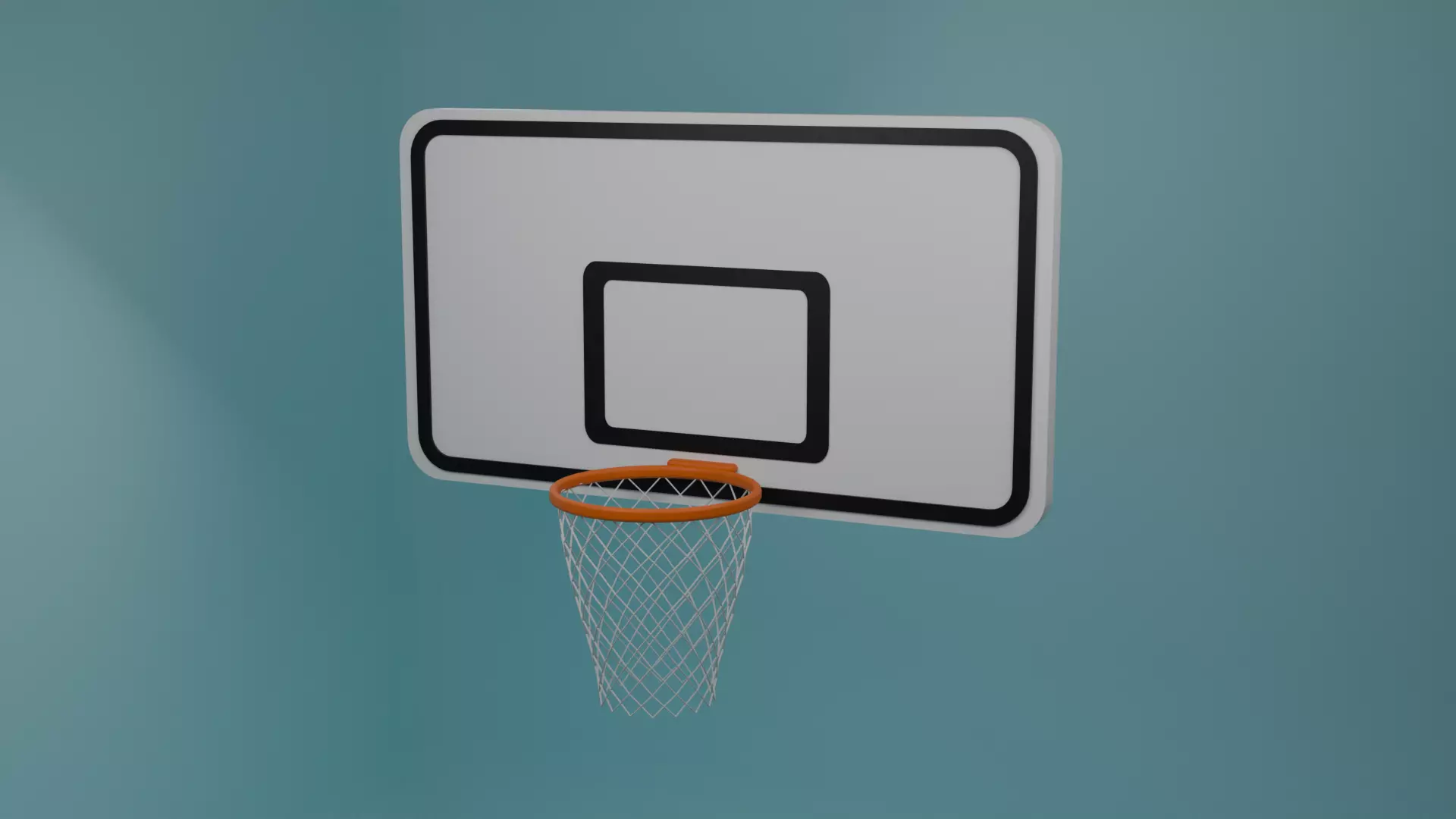 Realistic 3D Basketball Hoop Model Free low-poly 3D model