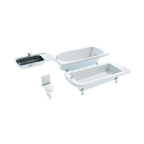 Toilet and bath 3D model