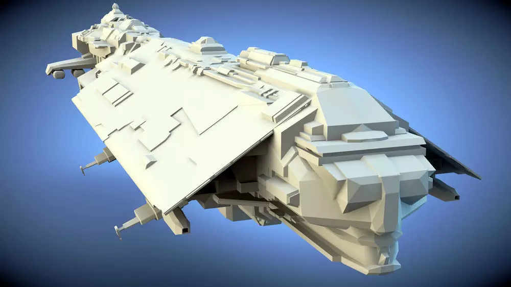 Explorer Spaceship Free 3D model