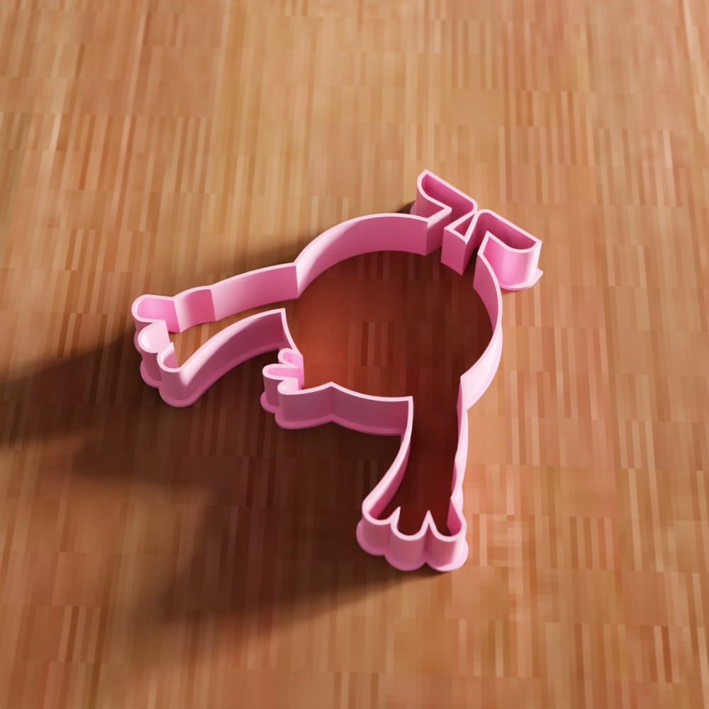 Cute Cookie Cutter STL File - 132 3D print model_1