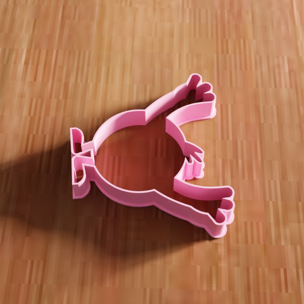 Cute Cookie Cutter STL File - 132 3D print model_4