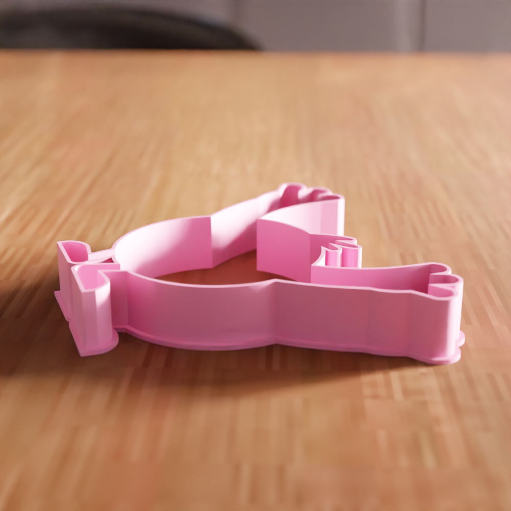 Cute Cookie Cutter STL File - 132 3D print model_2