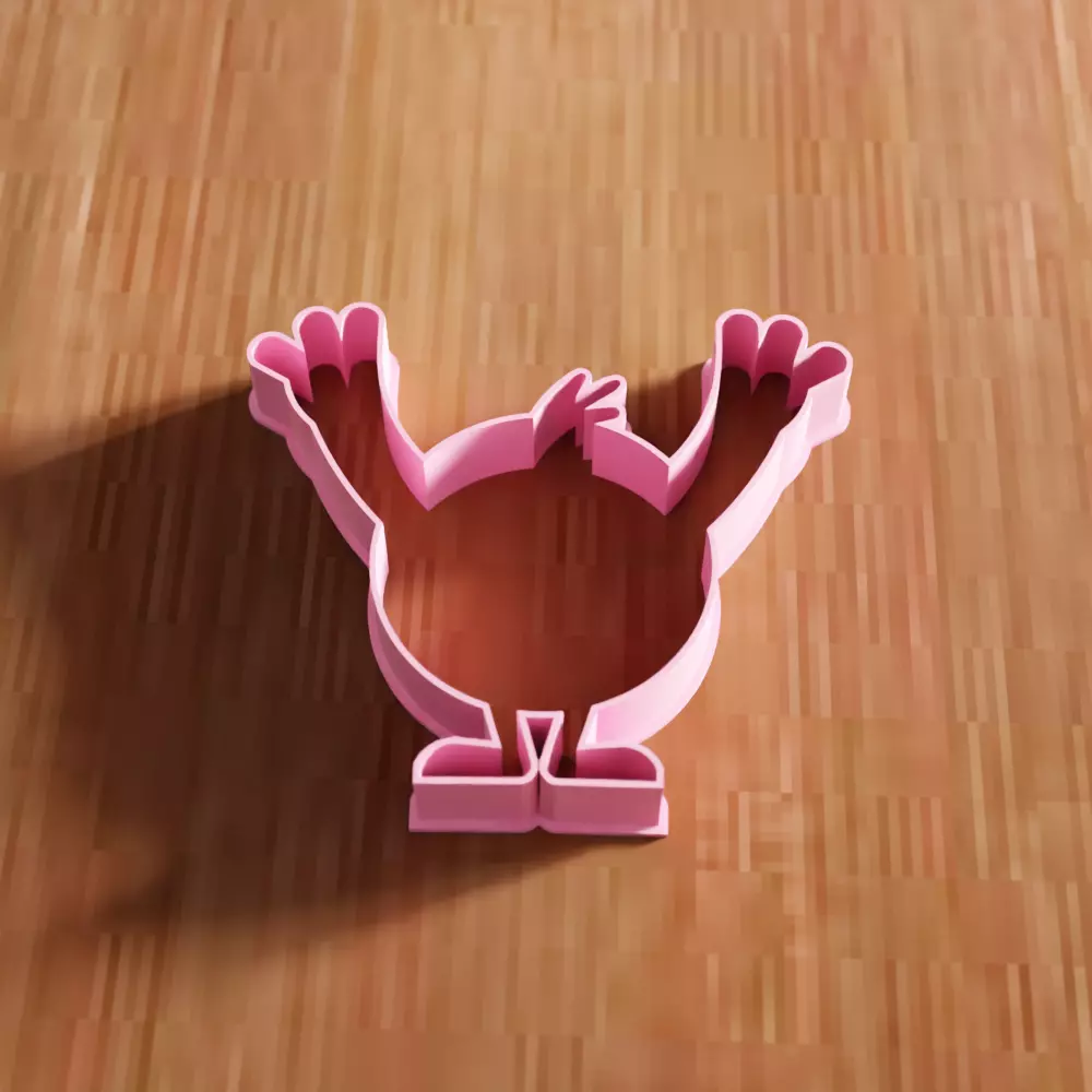 Cute Cookie Cutter STL File - 132 3D print model_0