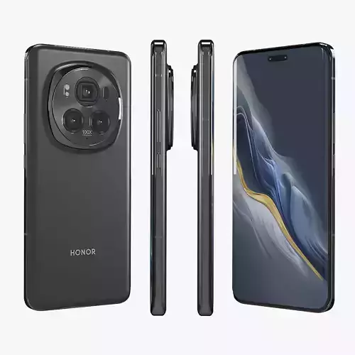 Honor Magic 6 Pro Black 3D model