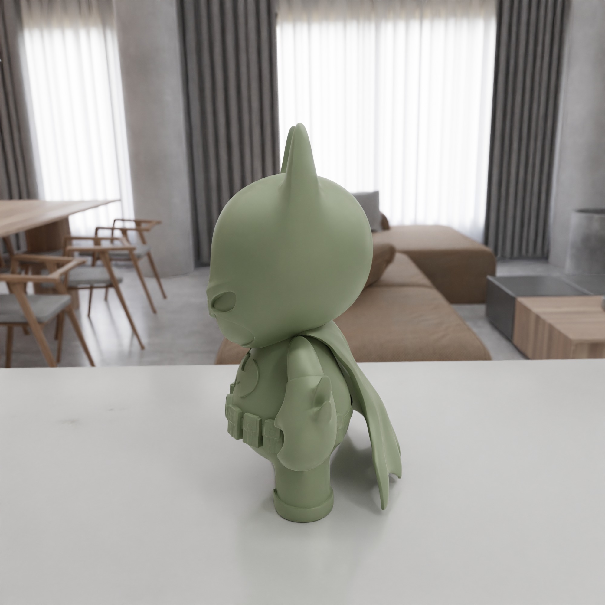 Batman Action Figure STL File - 128 3D print model_9