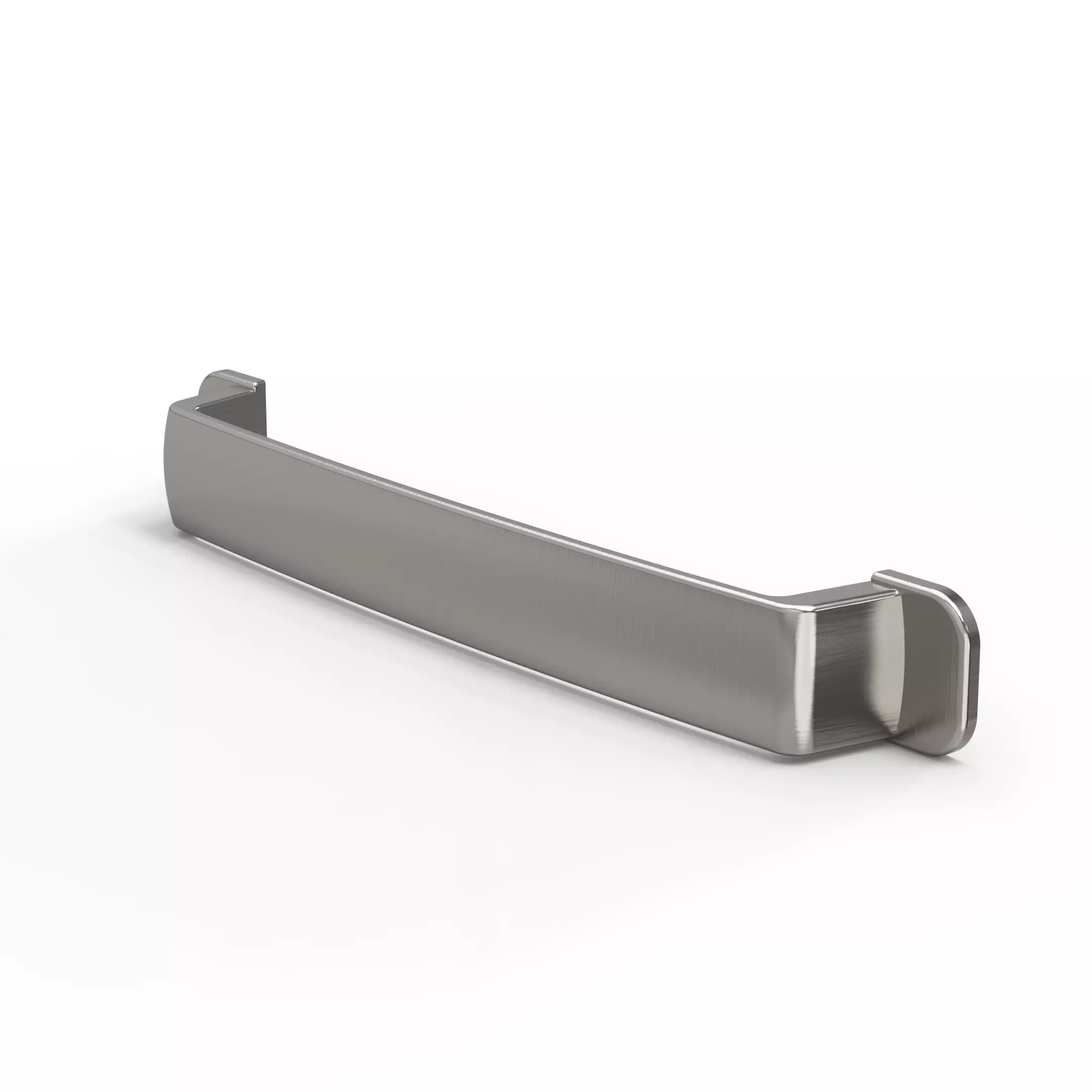 Cast Metal Curved Furniture Handle Free 3D model