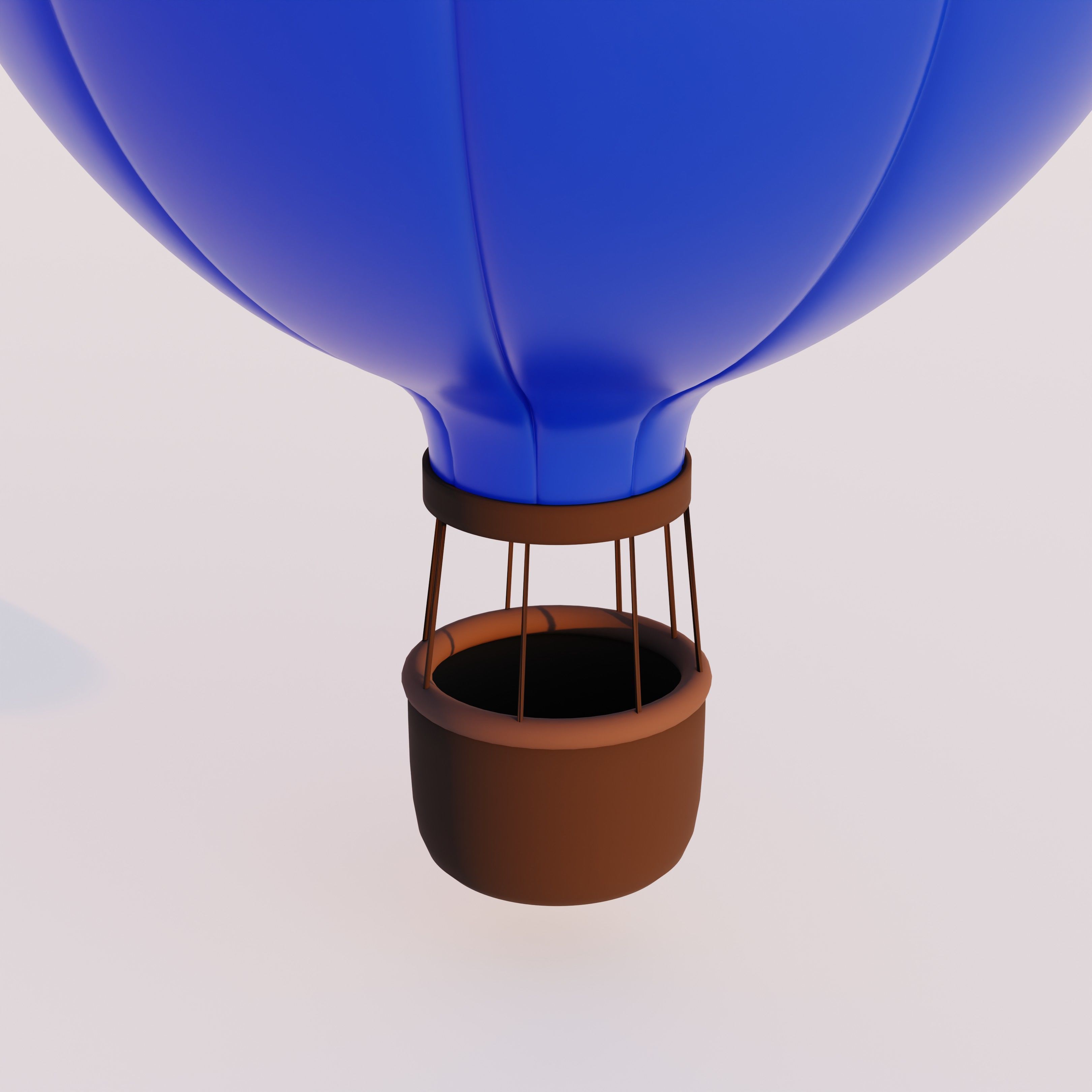 Hot Air Ballon 3D model_3