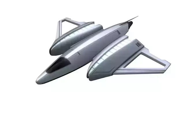 Sci-Fi Shuttlecraft Ship Rico