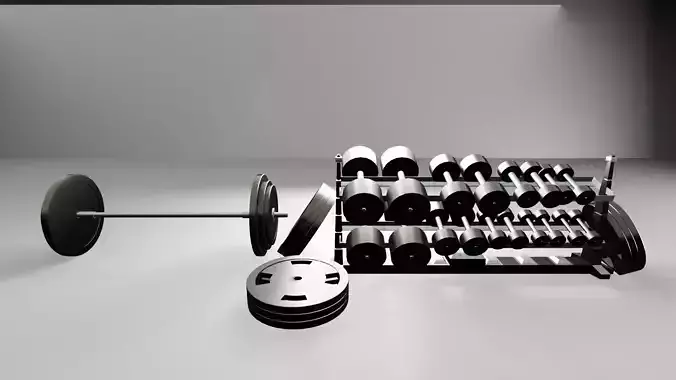 Dumbbell 3D model
