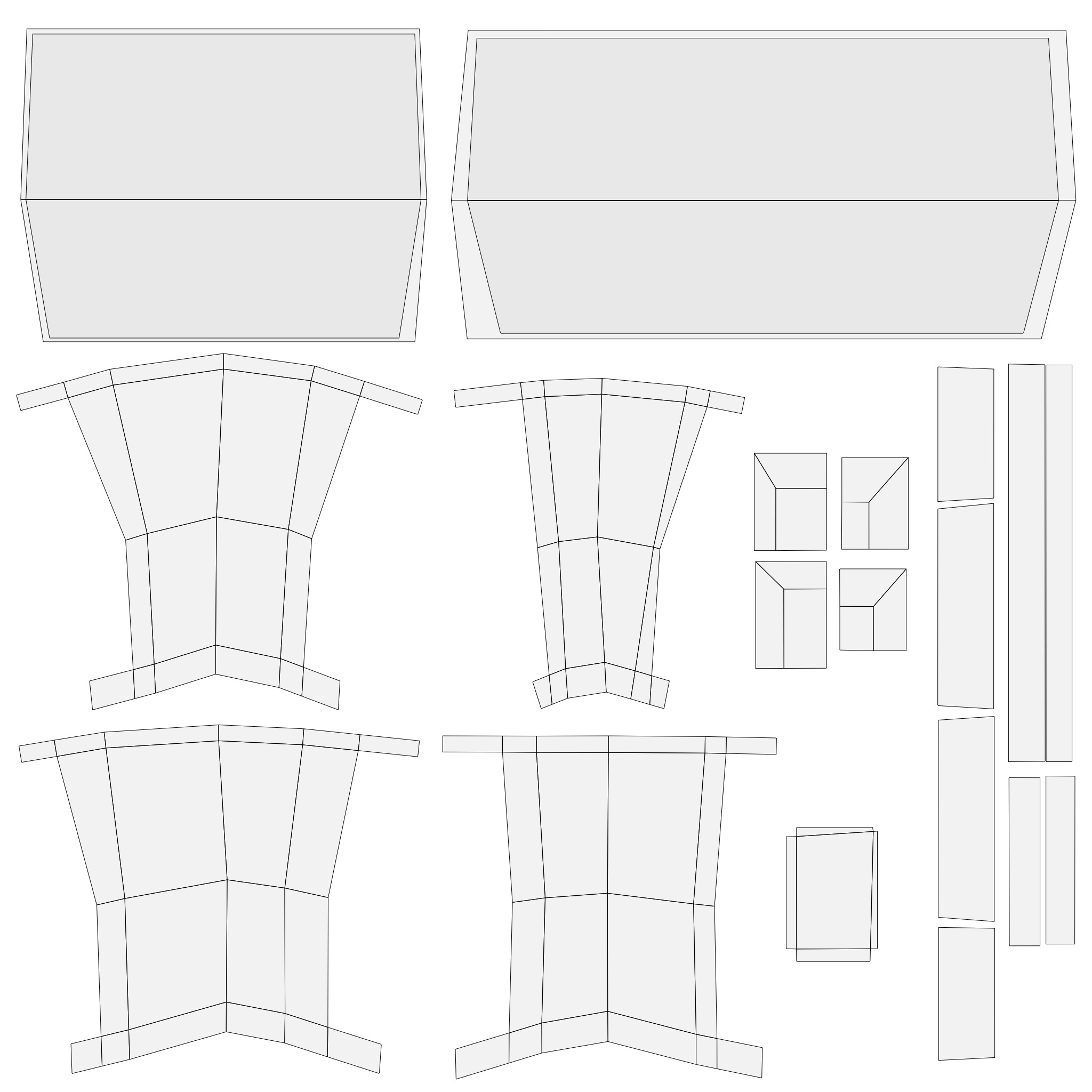 Chest Low-poly 3D model_6